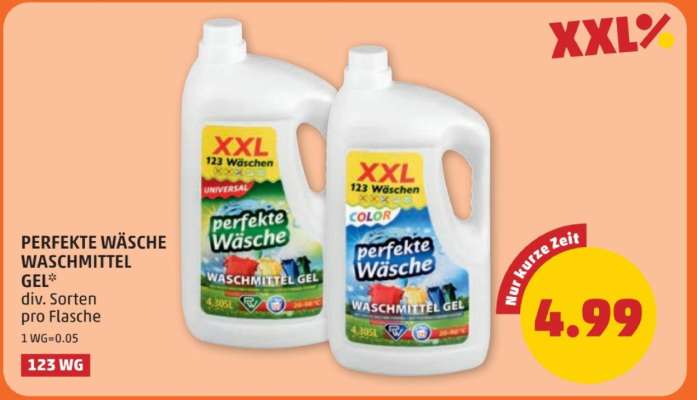 PERFEKTE WÄSCHE WASCHMITTEL GEL