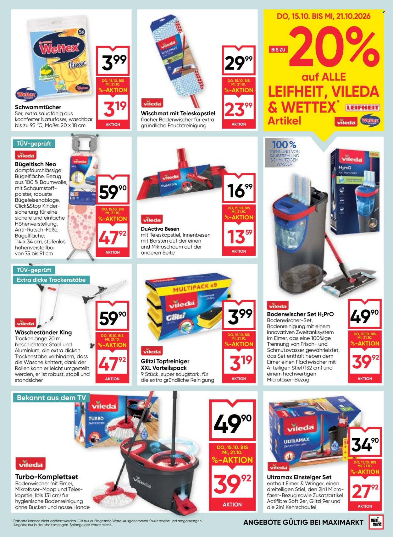 Leták Maximarkt - 15.10.2026 - 21.10.2026. Strana 19