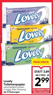 Lovely Toilettenpapier