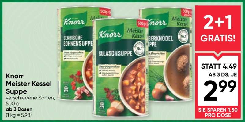 Knorr Meister Kessel Suppe