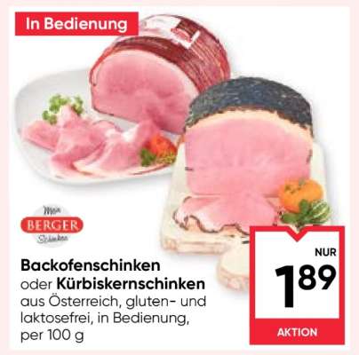 Backofenschinken oder Kürbiskernschinken