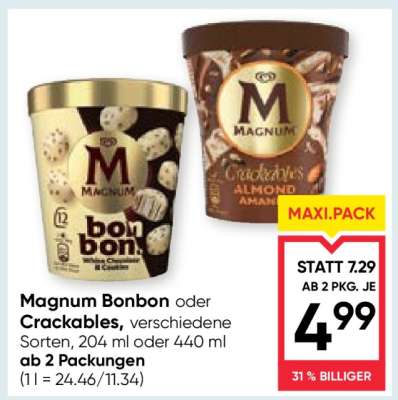 Magnum Bonbon oder Crackables