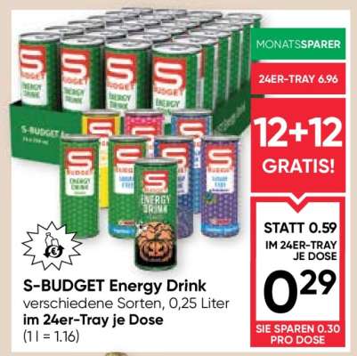 S-BUDGET Energy Drink