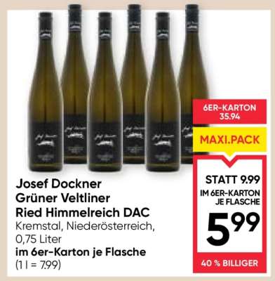 Josef Dockner Grüner Veltliner Ried Himmelreich DAC
