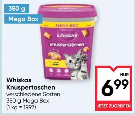 WHISKAS KNUSPERTASCHEN