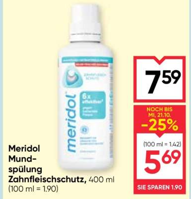 Meridol Mundspülung Zahnfleischschutz