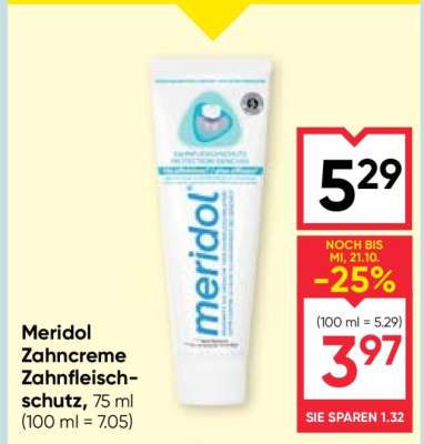Meridol Zahncreme Zahnfleischschutz
