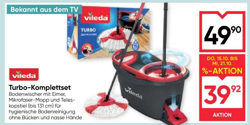 Vileda Turbo-Komplettset