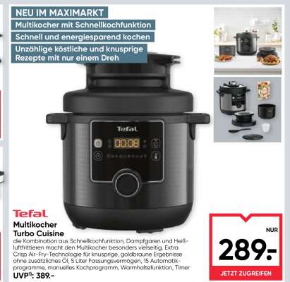 Tefal Multikocher Turbo Cuisine