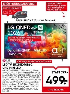 LED TV 65QNED70B6C UHD Mini LED