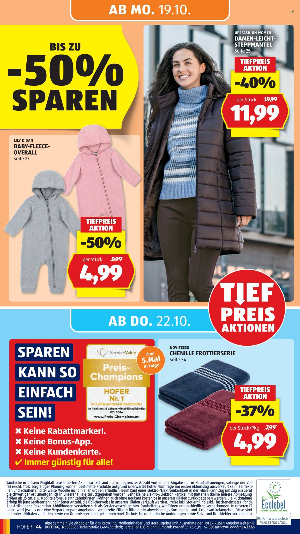 Angebote Hofer - 16.10.2026 - 22.10.2026. Seite 54
