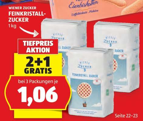 WIENER ZUCKER FEINKRISTALL-ZUCKER 1 kg