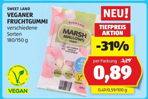 SWEET LAND VEGANER FRUCHTGUMMI