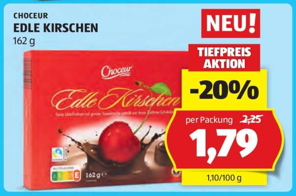 CHOCEUR EDLE KIRSCHEN