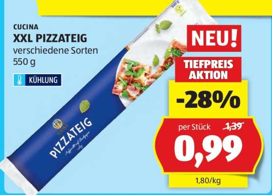 XXL PIZZATEIG