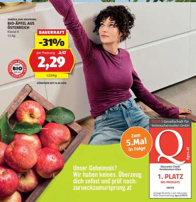 BIO-ÄPFEL AUS ÖSTERREICH