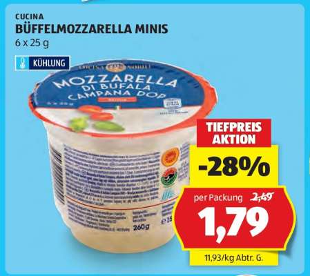 Cucina Büffelmozzarella Minis