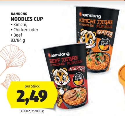 NAMDONG NOODLES CUP