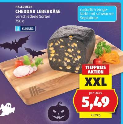 HALLOWEEN CHEDDAR LEBERKÄSE