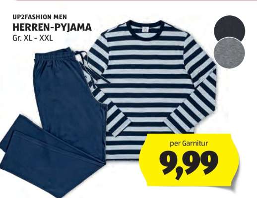 UP2FASHION MEN HERREN-PYJAMA