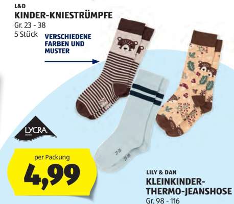 L&D KINDER-KNIESTRÜMPFE