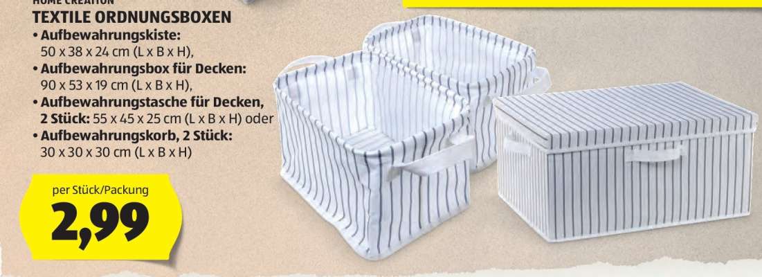 TEXTILE ORDNUNGSBOXEN
