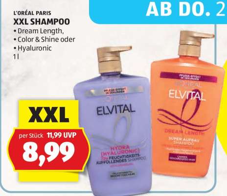 L'ORÉAL PARIS XXL SHAMPOO