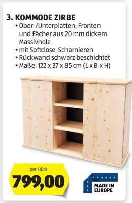 KOMMODE ZIRBE