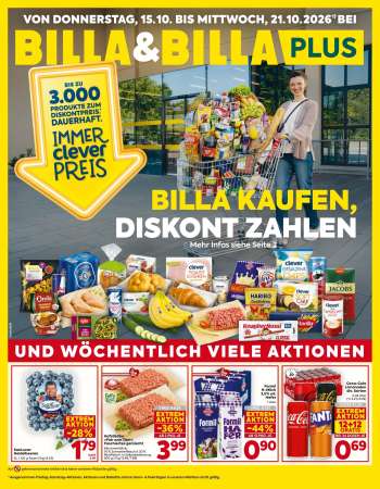 Angebote Billa - 15.10.2026 - 21.10.2026.