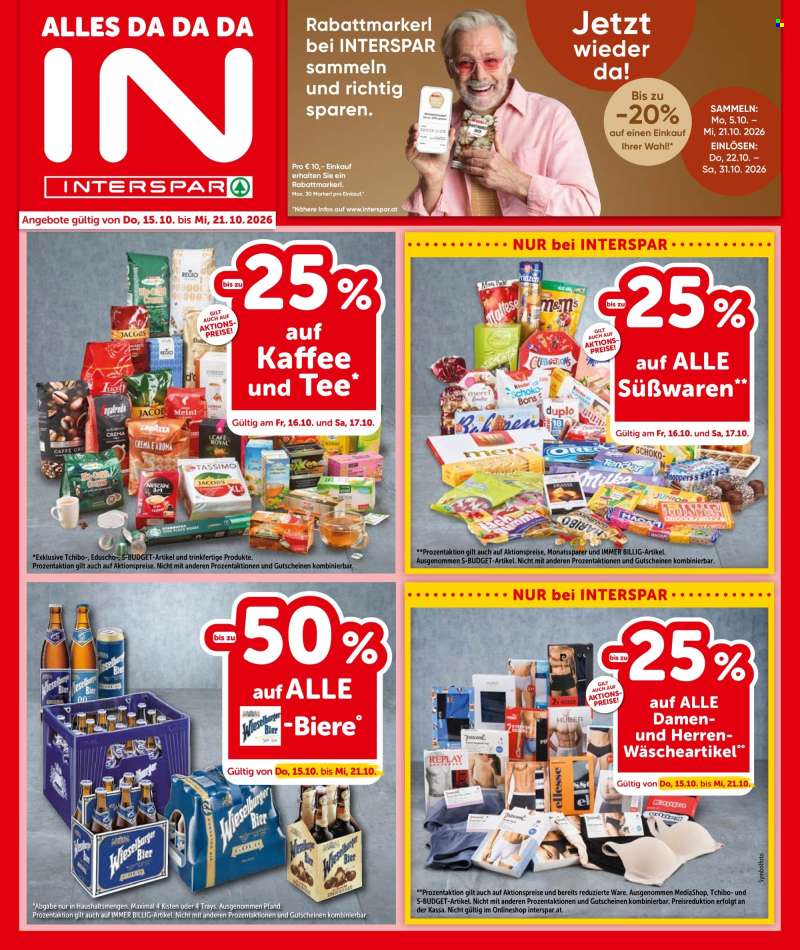 Angebote INTERSPAR - 15.10.2026 - 21.10.2026.