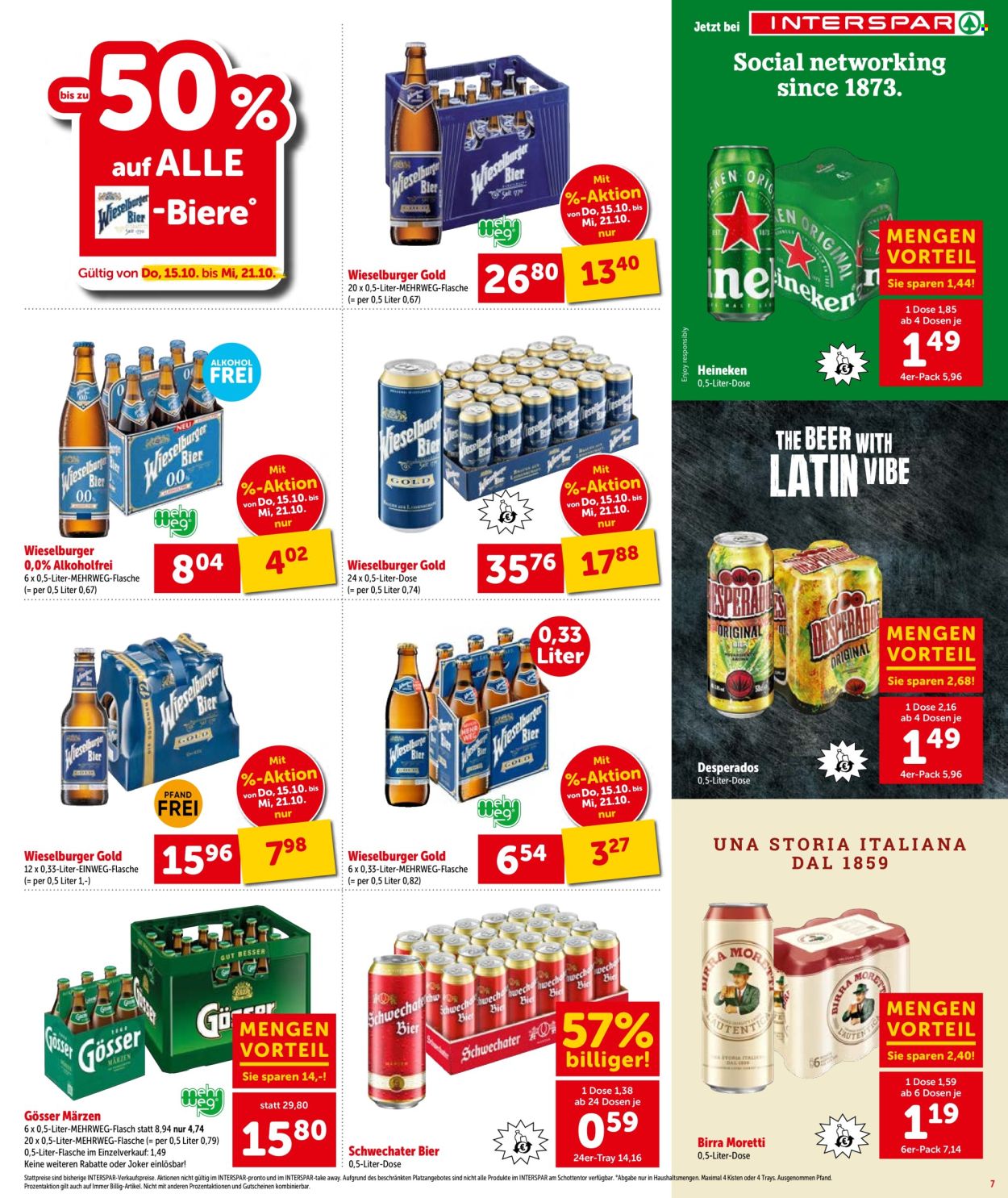 Angebote INTERSPAR - 15.10.2026 - 21.10.2026. Seite 7