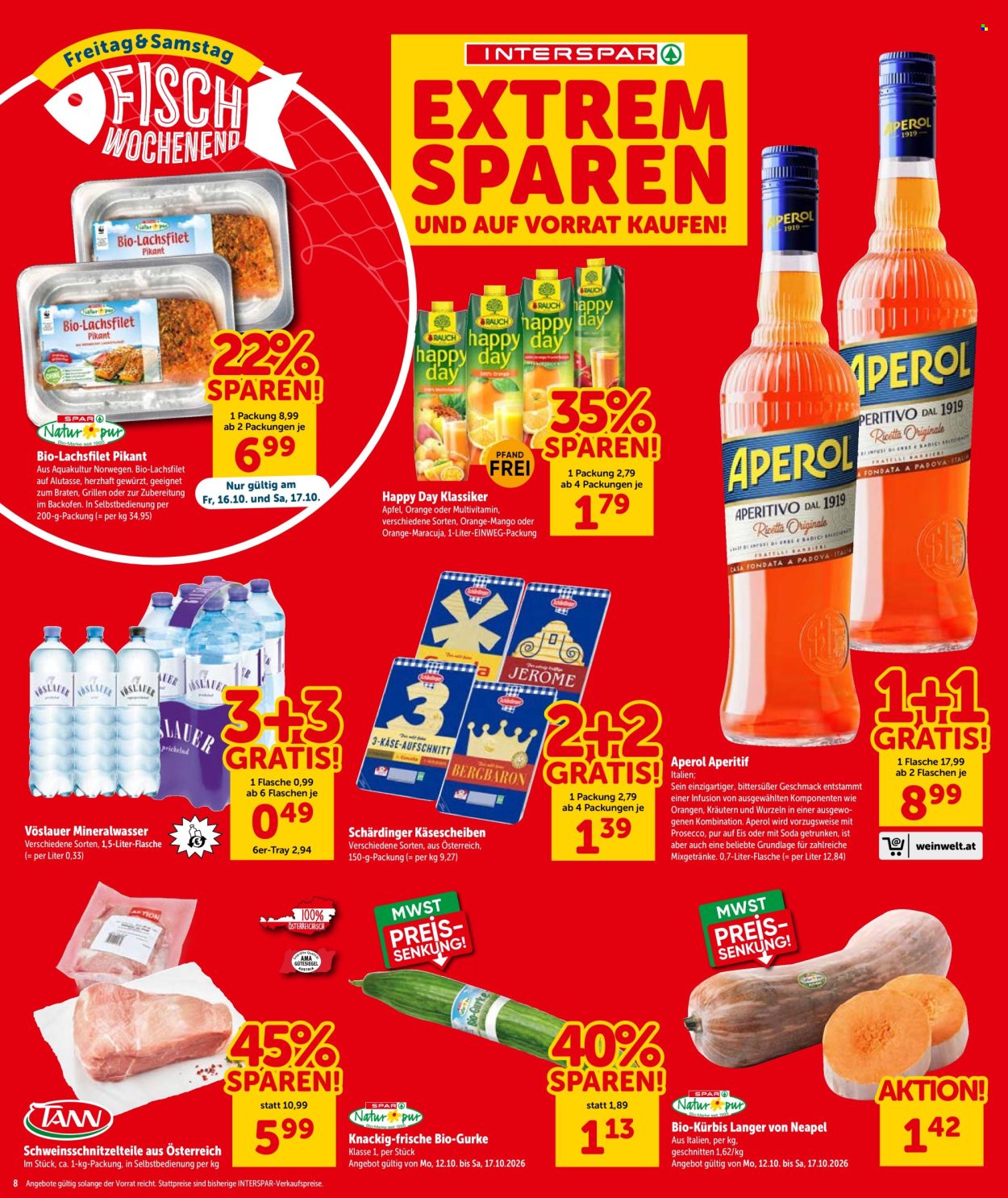 Angebote INTERSPAR - 15.10.2026 - 21.10.2026. Seite 8