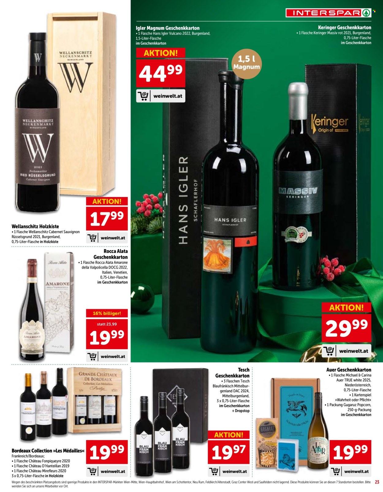 Angebote INTERSPAR - 15.10.2026 - 24.12.2026. Seite 23