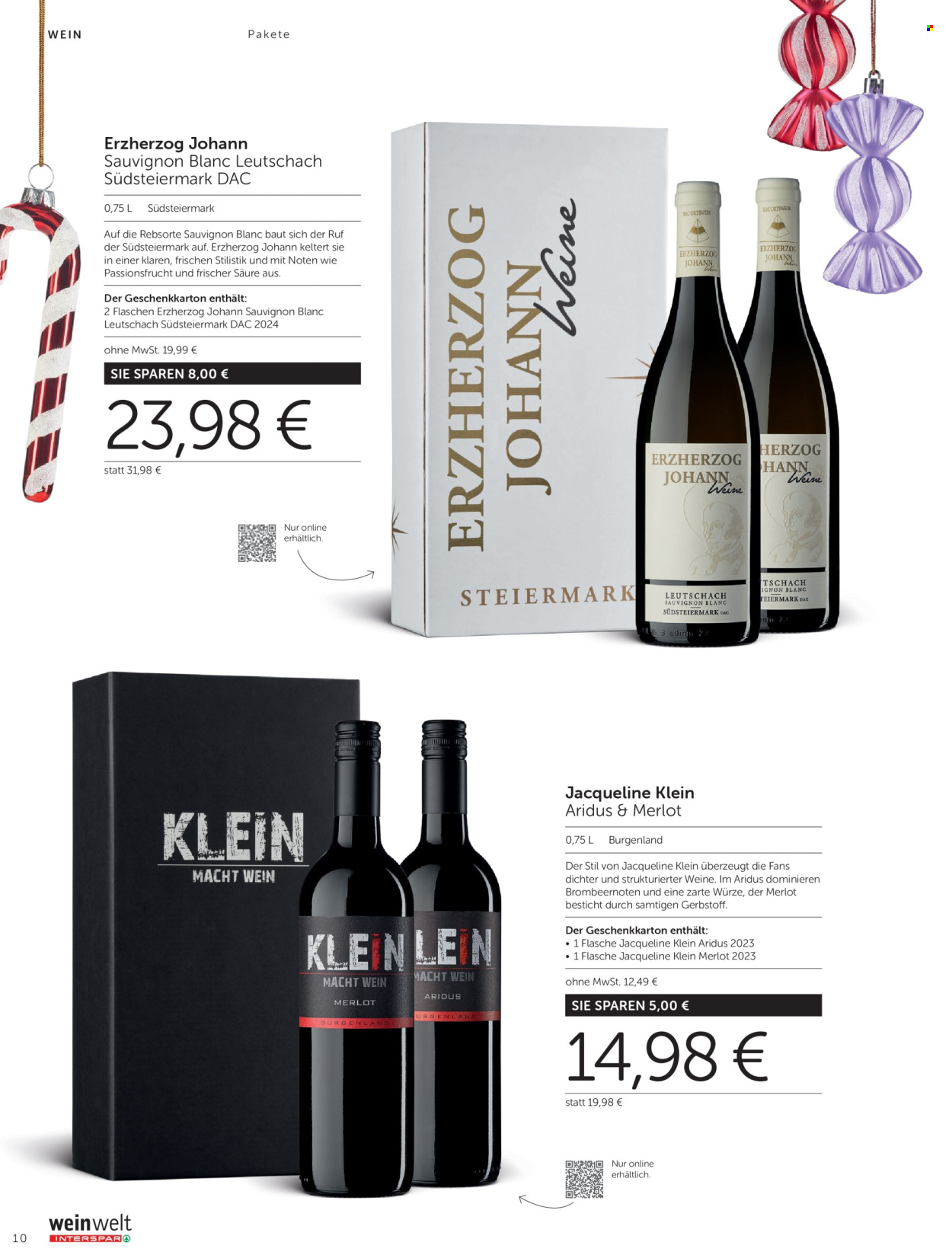 Leták INTERSPAR - 15.10.2026 - 4.1.2027. Strana 10