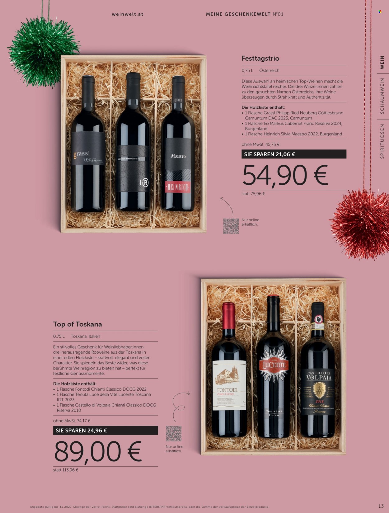 Angebote INTERSPAR - 15.10.2026 - 4.1.2027. Seite 13