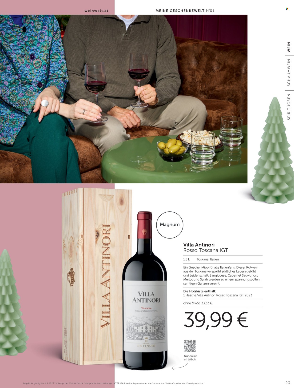 Angebote INTERSPAR - 15.10.2026 - 4.1.2027. Seite 23