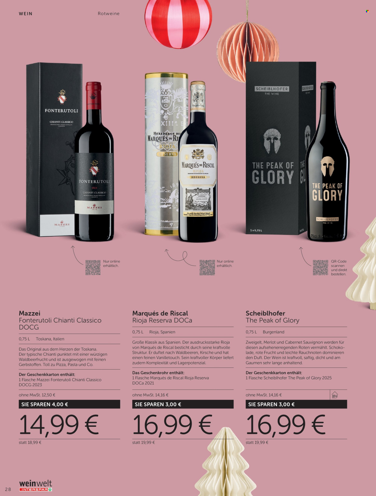 Angebote INTERSPAR - 15.10.2026 - 4.1.2027. Seite 28