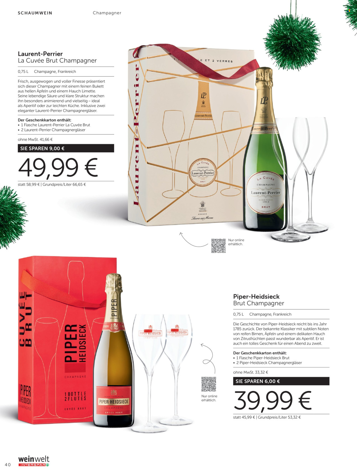 Angebote INTERSPAR - 15.10.2026 - 4.1.2027. Seite 40