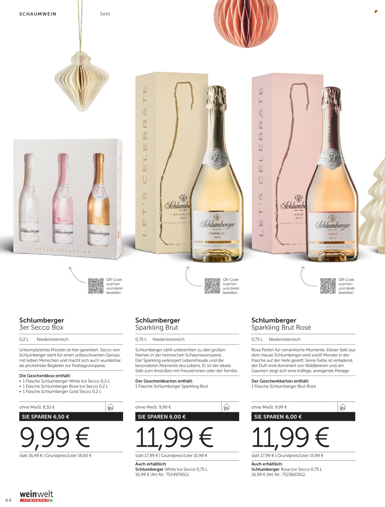 Angebote INTERSPAR - 15.10.2026 - 4.1.2027. Seite 44