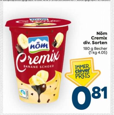Nöm Cremix div. Sorten