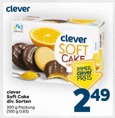 clever Soft Cake, div. Sorten