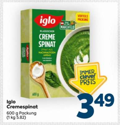 Iglo Cremespinat