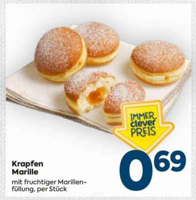 Krapfen Marille