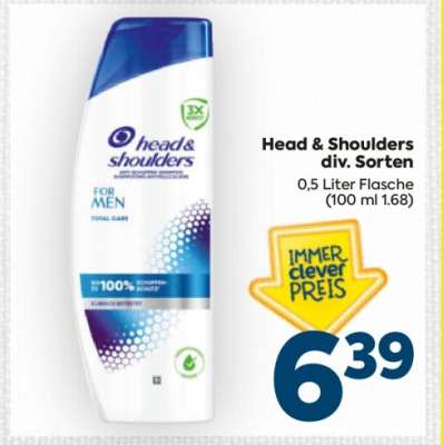 Head & Shoulders div. Sorten