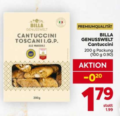 BILLA GENUSSWELT Cantuccini
