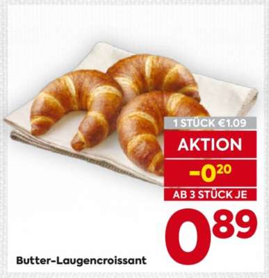 Butter-Laugencroissant