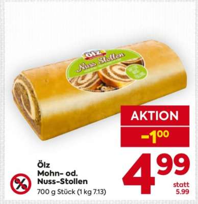 Ölz Mohn- od. Nuss-Stollen