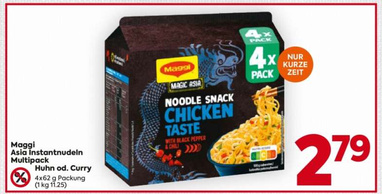Maggi Asia Instantnudeln Multipack