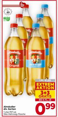 Almdudler div. Sorten