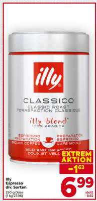 Illy Espresso div. Sorten